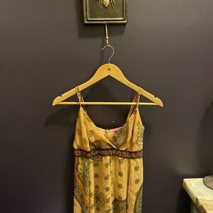 Bohemian Amber/Multi Spaghetti Strap Camisole Top